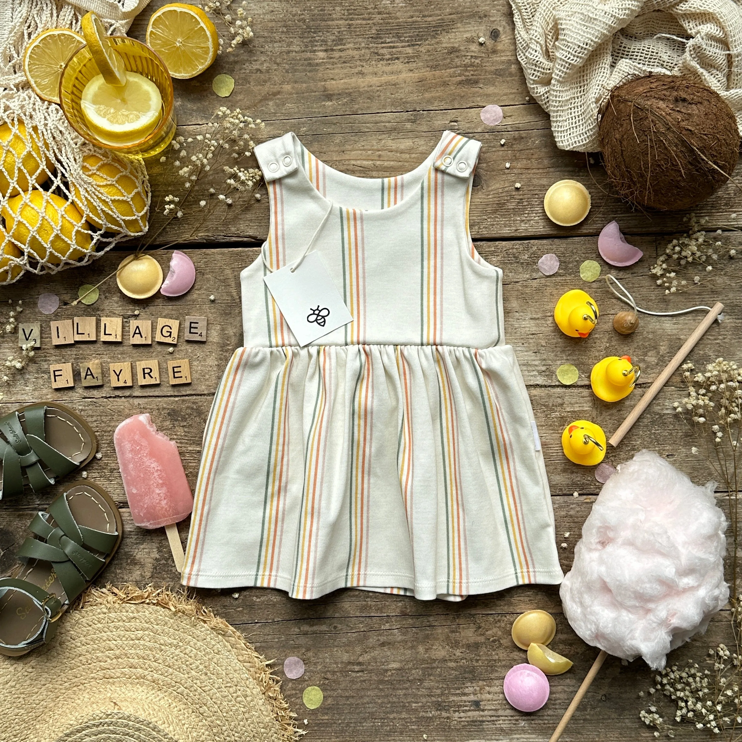 Village Fayre Stripe Dress | Ready To Post