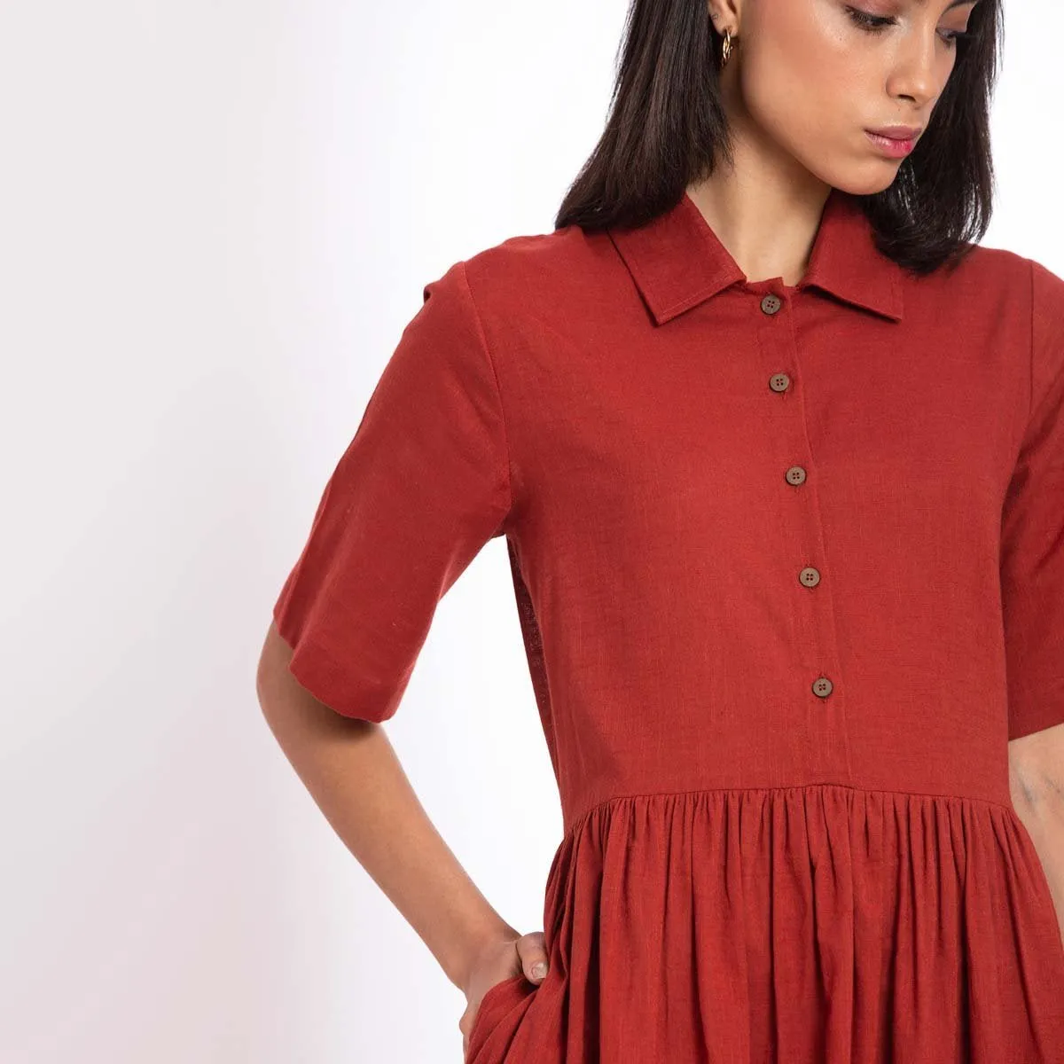 Warm Red Maxi dress
