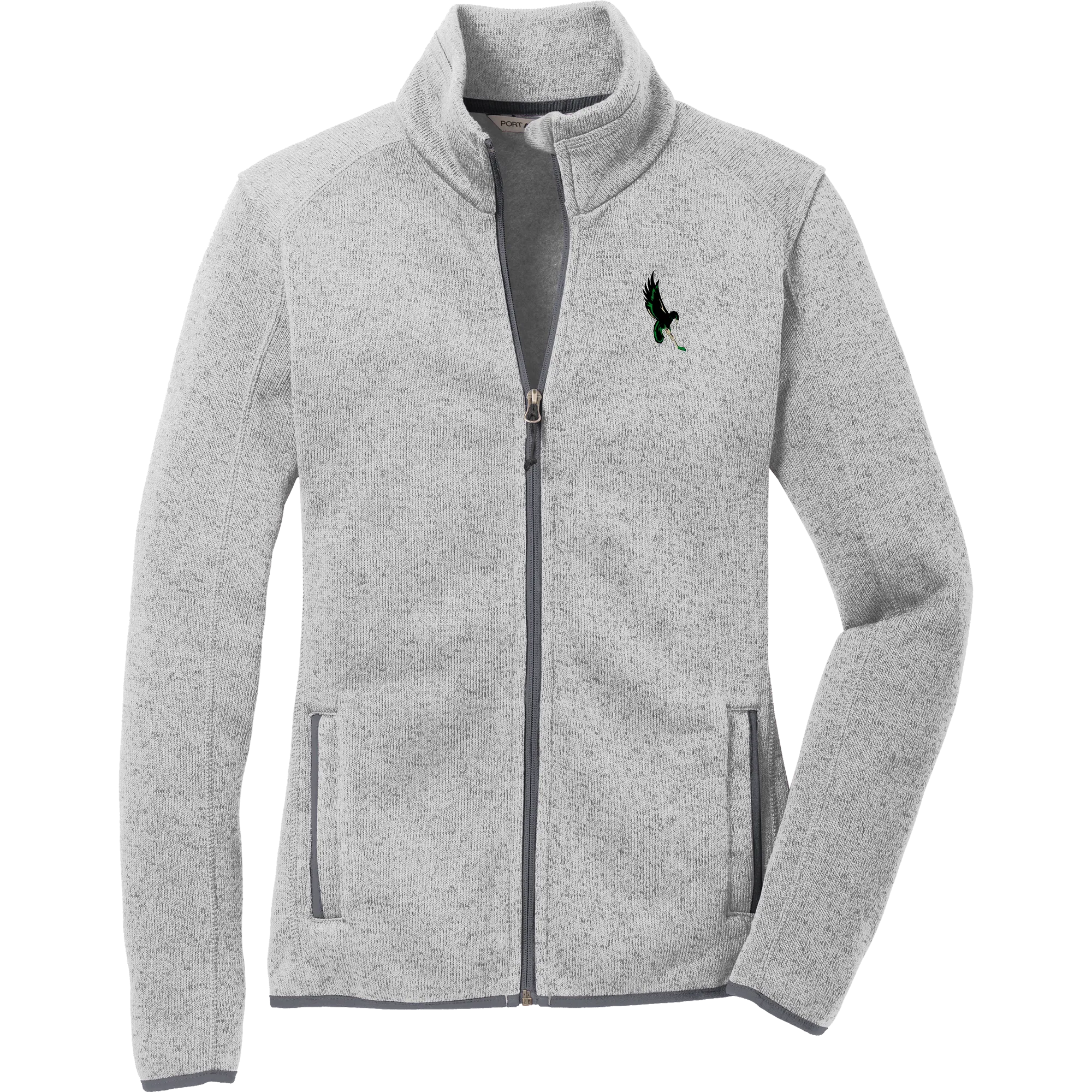 Wilmington Nighthawks Ladies Sweater Fleece Jacket
