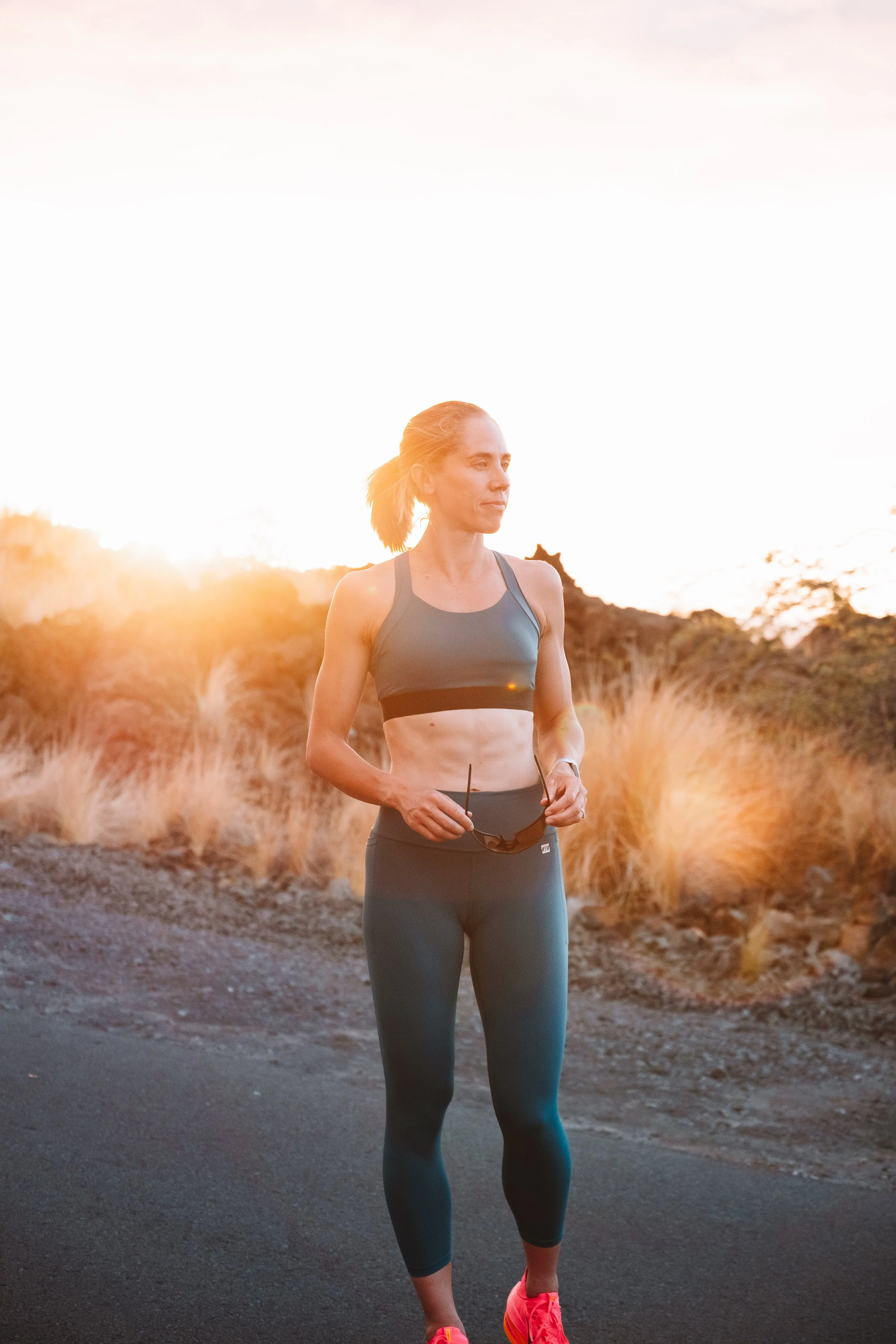 Women's Flow And Go 7/8 Tights - Jade