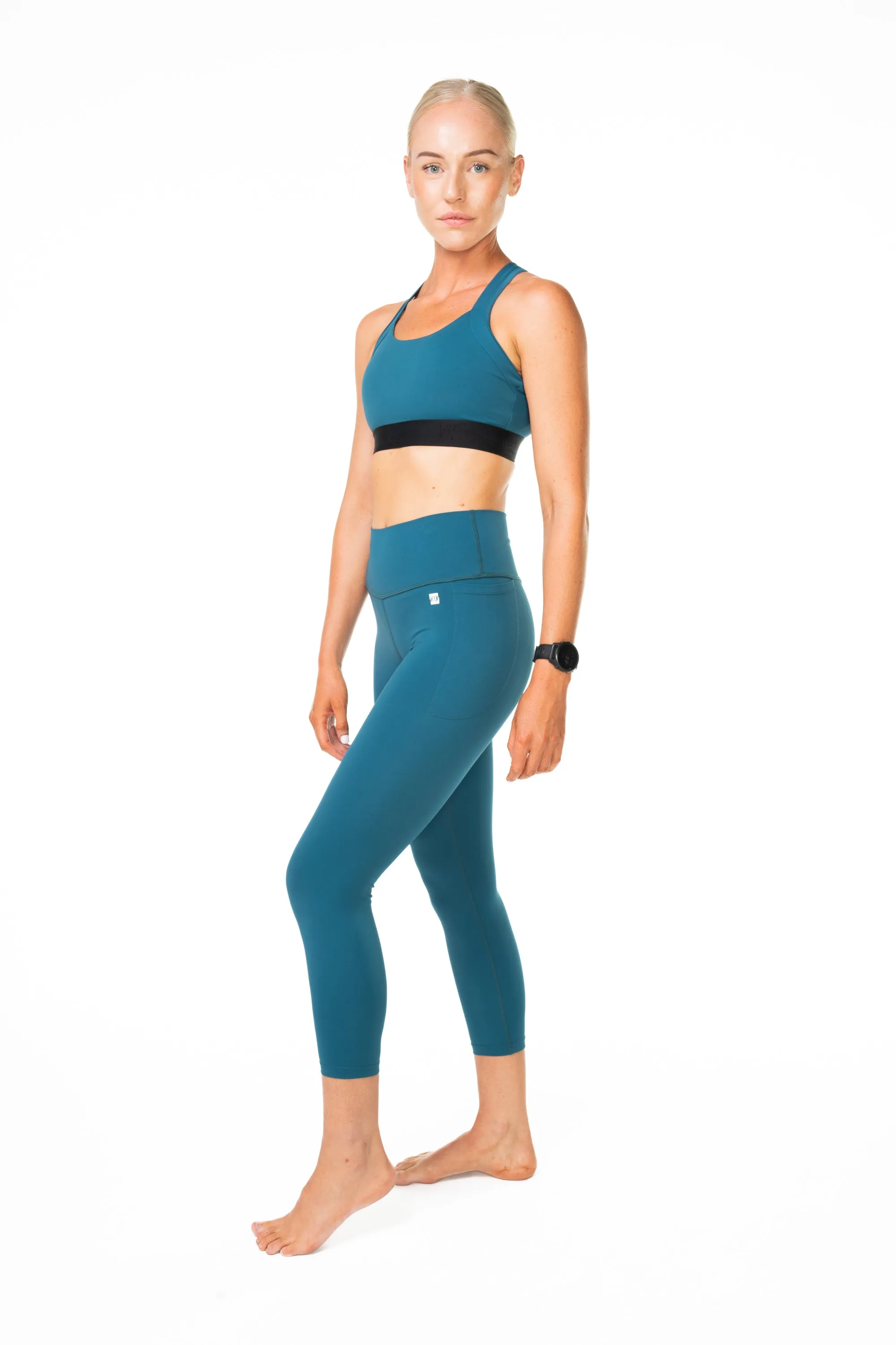 Women's Flow And Go 7/8 Tights - Jade