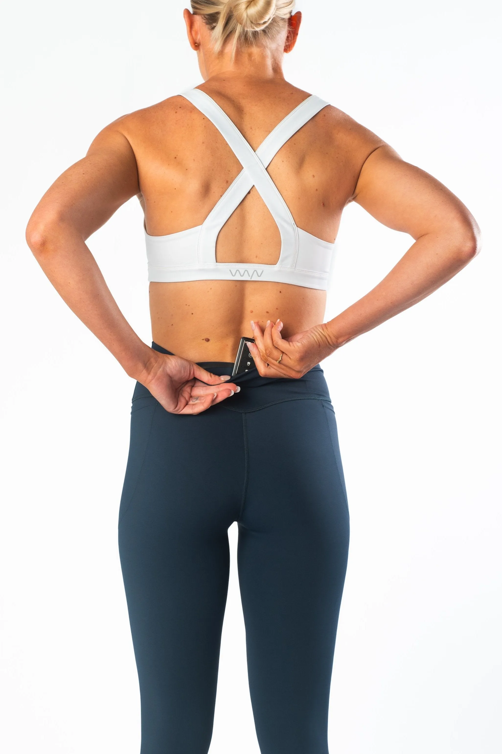 Women's Flow And Go 7/8 Tights - Navy