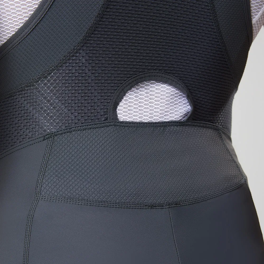 YKYW Men’s Cycling Bib Shorts Elastic Interface Paris 7H 3D Coolmax Padded Gray